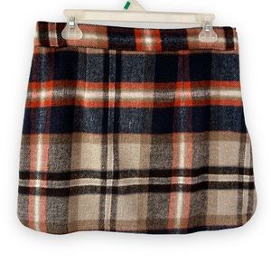 F21 Plaid Mini Skirt